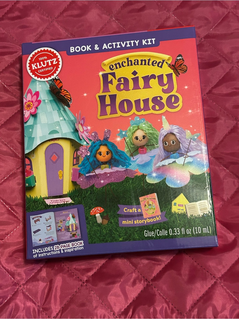 Klutz Enchanted Fairy House Book & Activity Kit -NIB